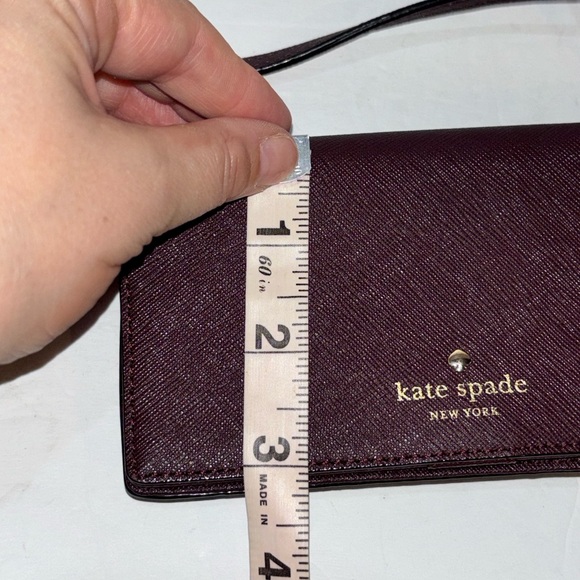Kate Spade Crossbody Bag Wallet Plum - Picture 10 of 10